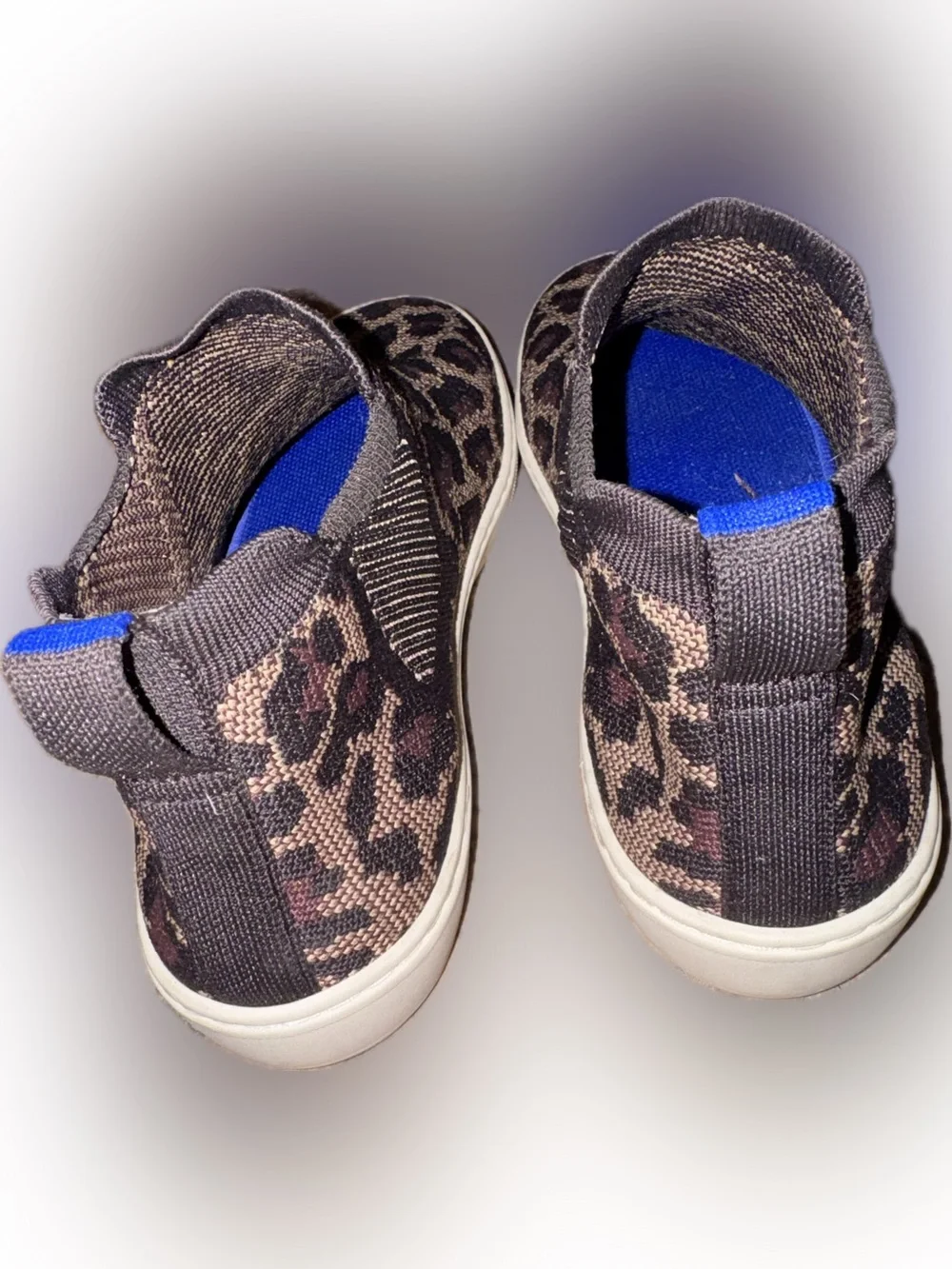 Rothy’s Leopard Print Slip-On Sneakers
